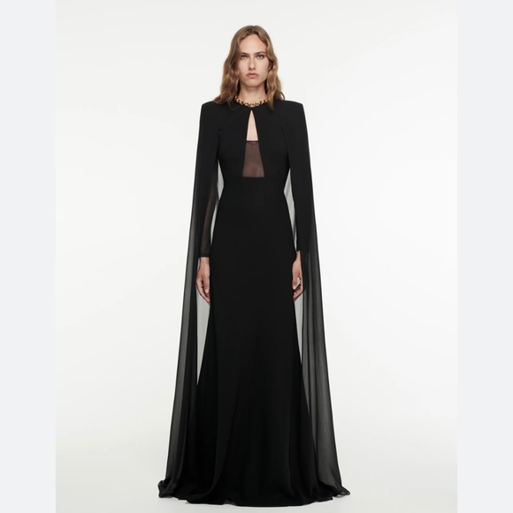 NWT Roland mouret long sleeve cape dress - Picture 1 of 10